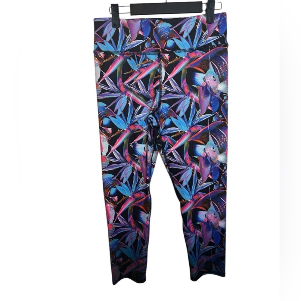 Evolution and Creation Flying Fish Patterned Leggings
